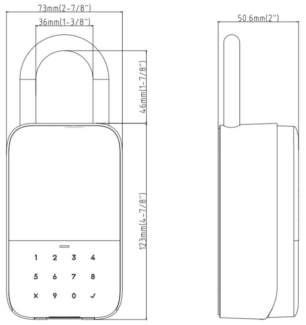 D2 TTLOCK SPECS